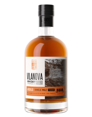 Whisky Vilanova Argile Single Malt tourbé 46% 70 cl