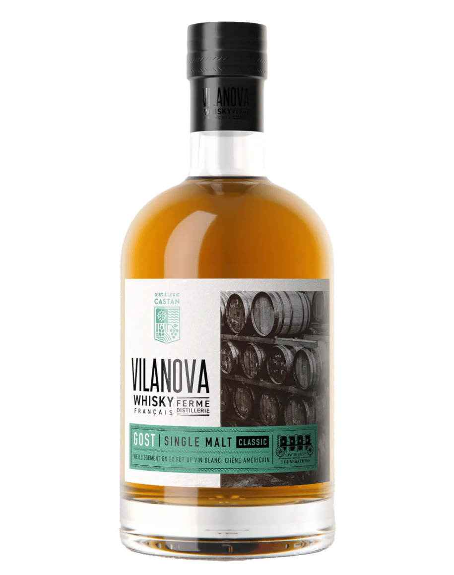Bouteille de Whisky Vilanova Gost 46% Single Malt du Tarn 70 cL