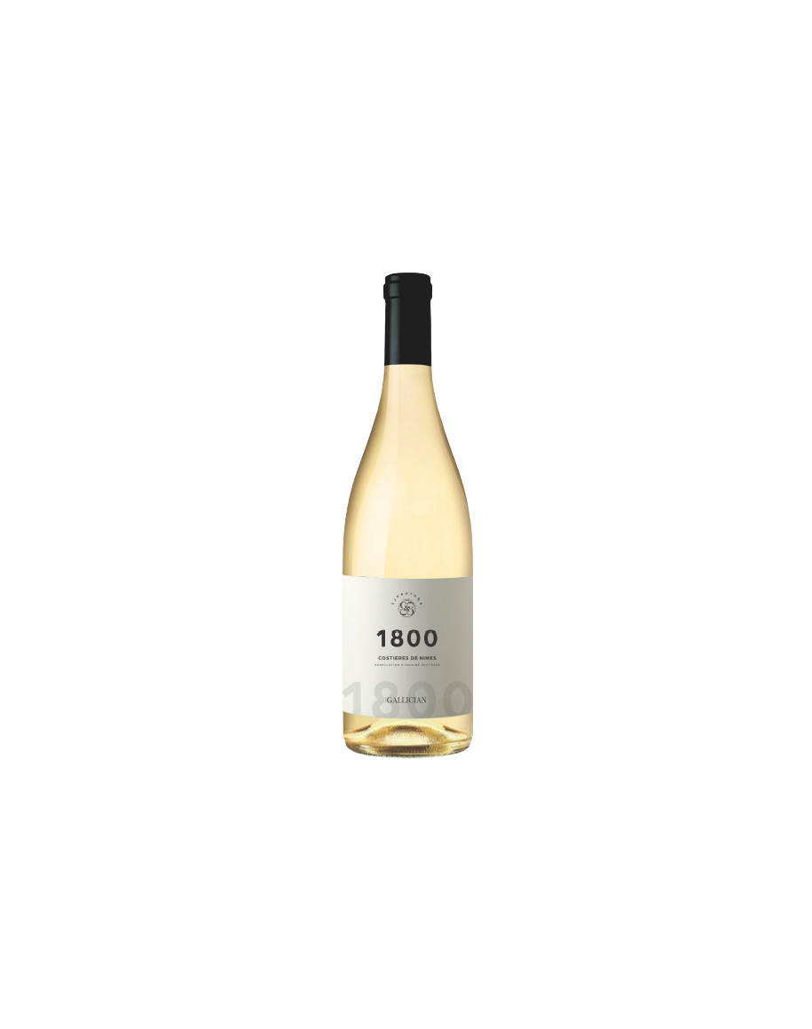 Bouteille 1800 Blanc Gallician Signature AOP Costières de Nîmes