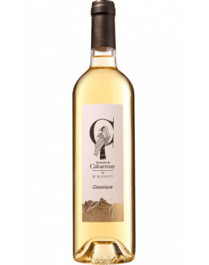 Bouteille de vin blanc doux du domaine de Cabarrouy