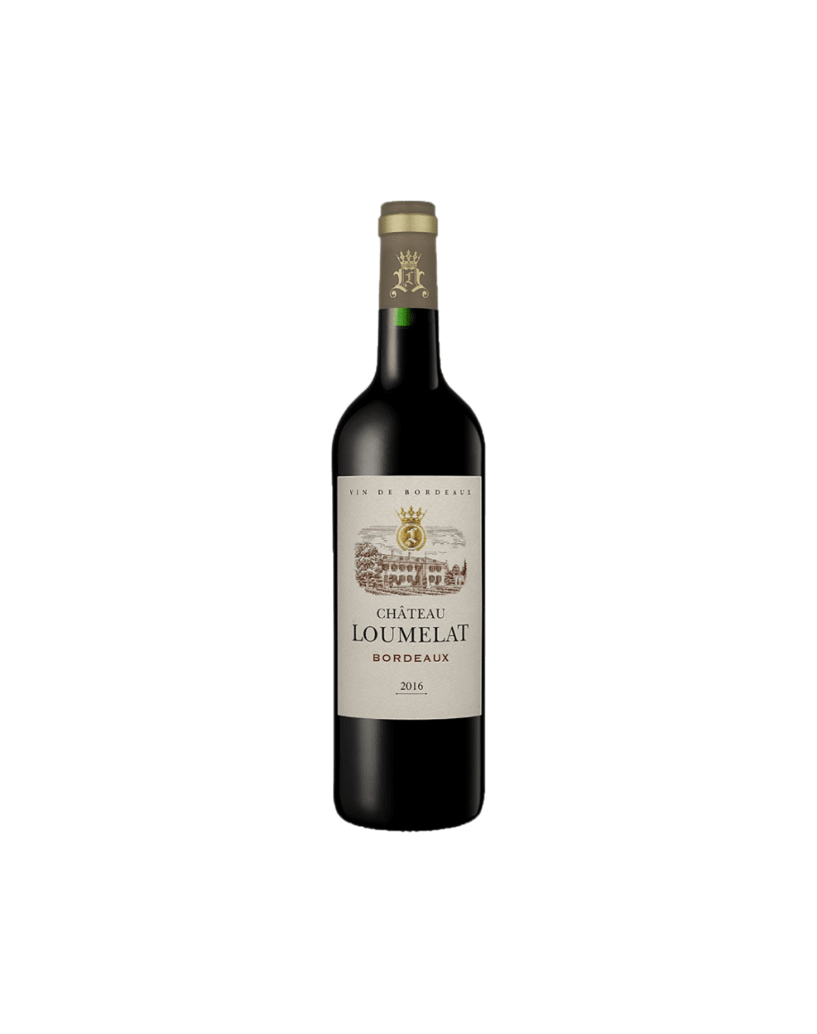 Bouteille de vin rouge Château Loumelat