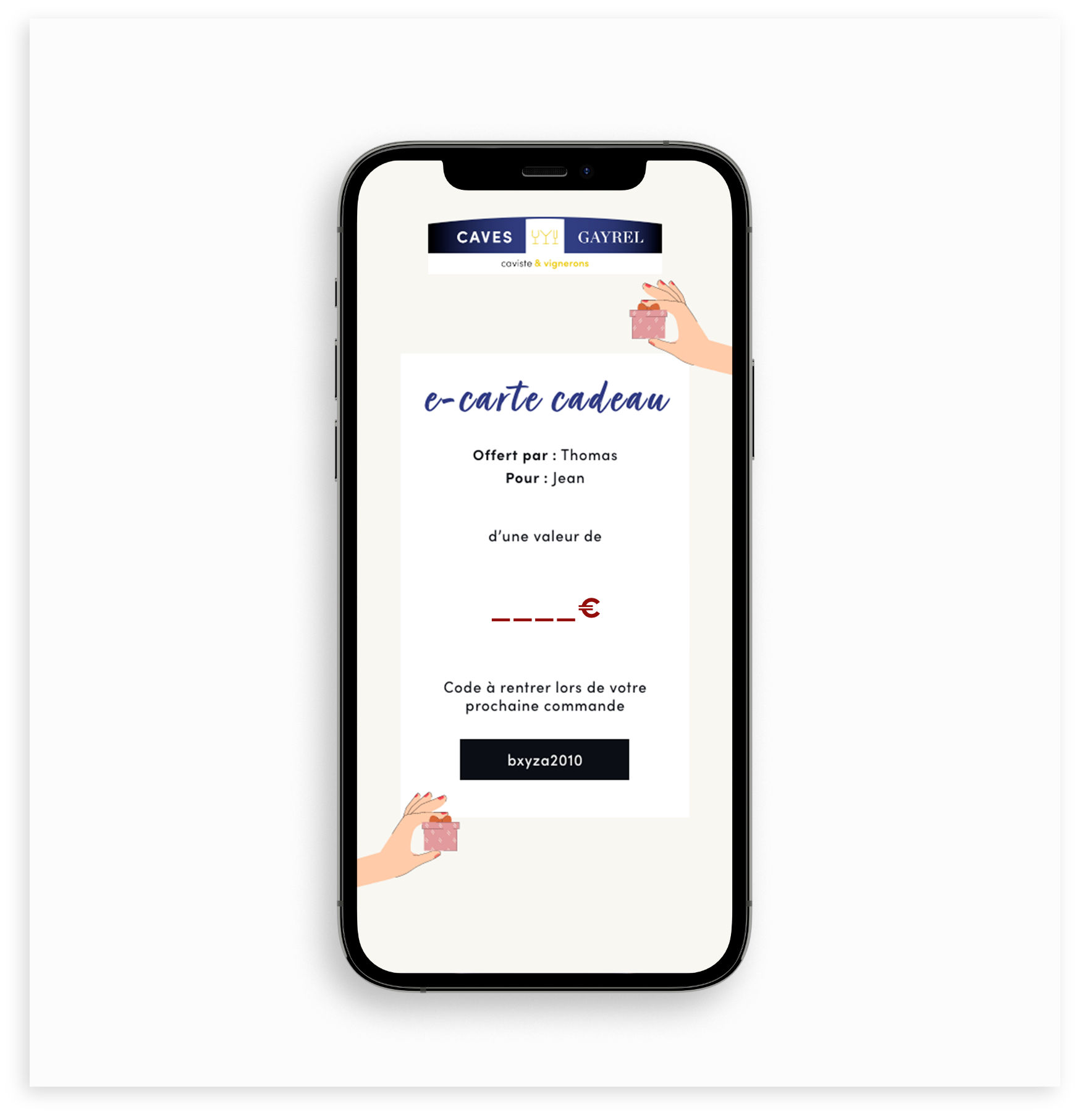 Carte cadeau Carte cadeau