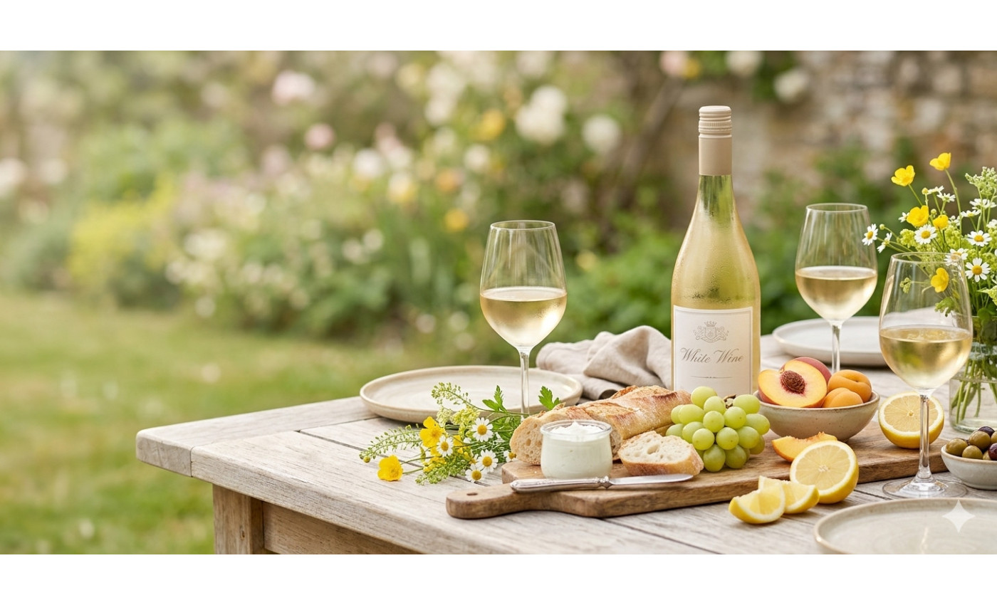 Vin blanc de printemps : frais, fruité et facile à choisir